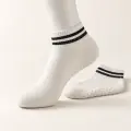 Pilates Socken Knöchel in Cremeweiß