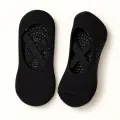 Pilates Socken Riemchen in Schwarz