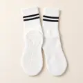 Pilates Socken Crew in Weiß